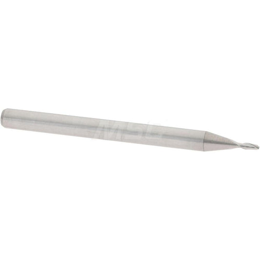 Accupro 07337207 Square End Mill 0.0394'' Dia, 0.0787'' LOC, 2 Flutes, Solid Carbide