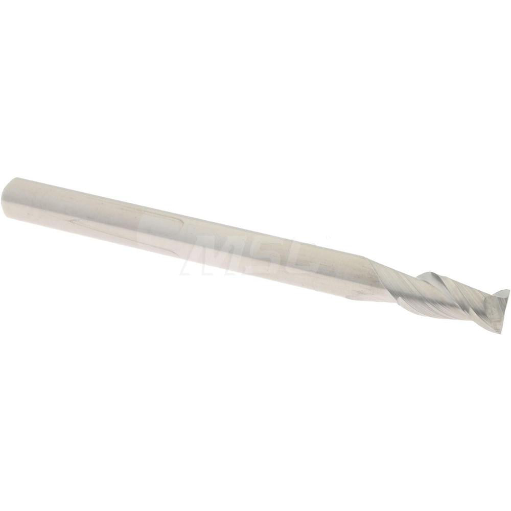 Accupro 07337421 Square End Mill 0.1181'' Dia, 0.2362'' LOC, 2 Flutes, Solid Carbide
