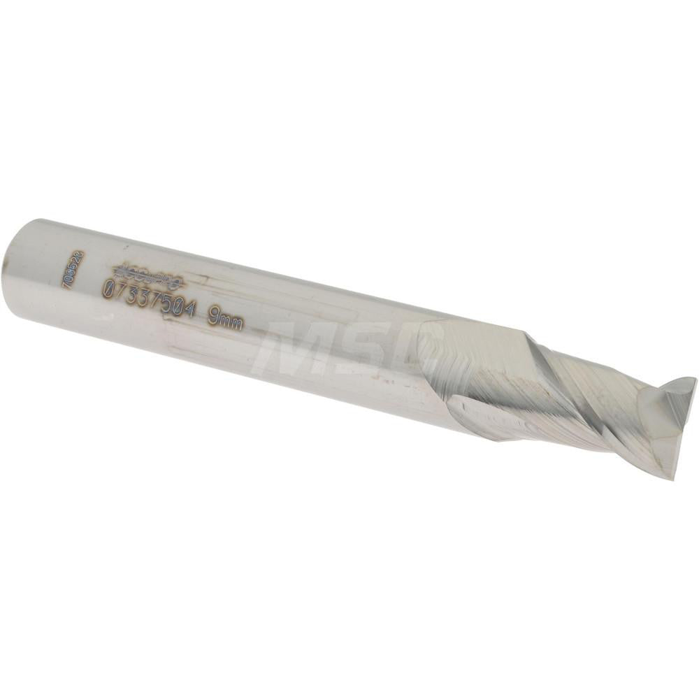 Accupro 07337504 Square End Mill 0.3543'' Dia, 0.5512'' LOC, 2-3/4'' OAL, 2 Flutes, Solid Carbide