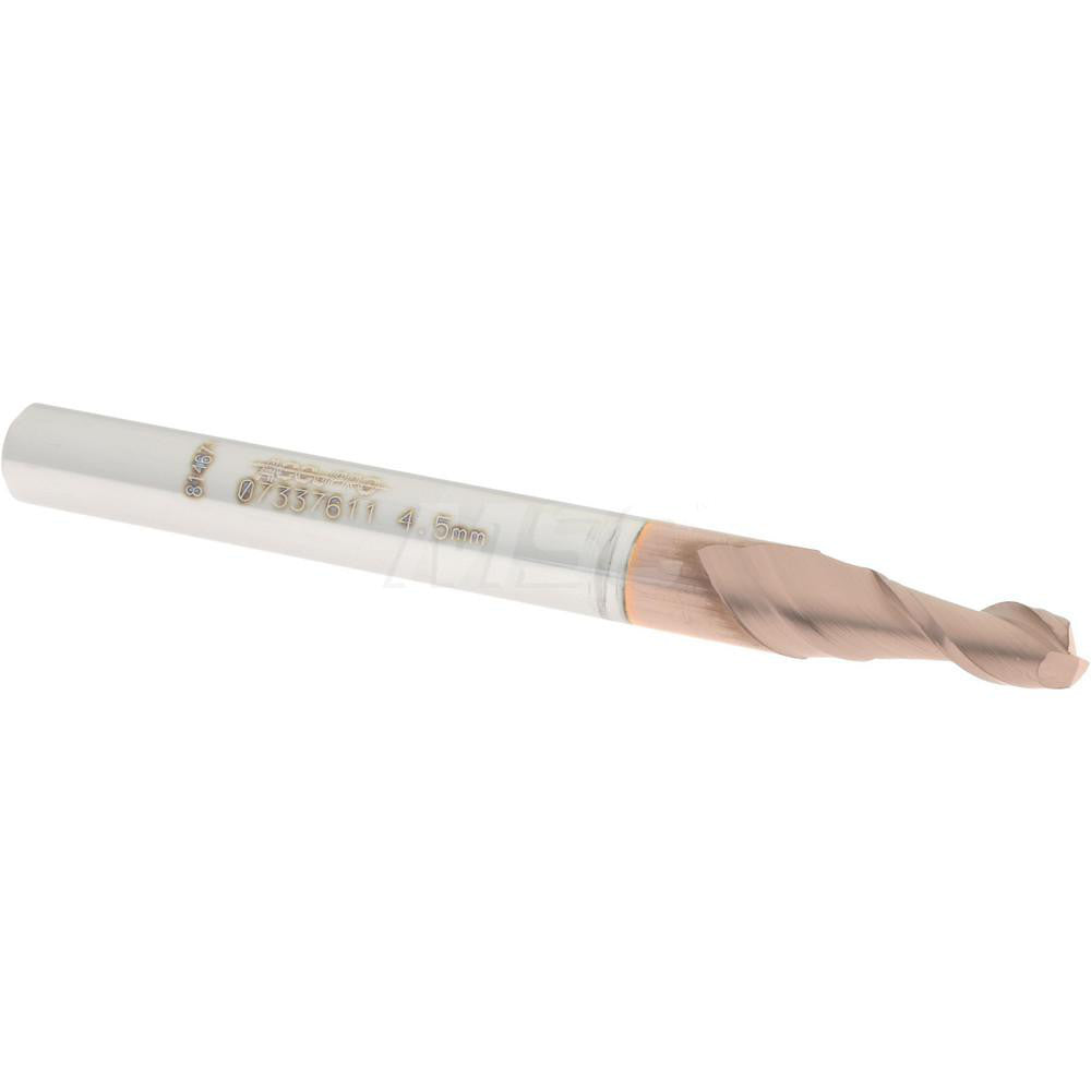 Accupro 07337611 Square End Mill 0.1772'' Dia, 0.374'' LOC, 2 Flutes, Solid Carbide
