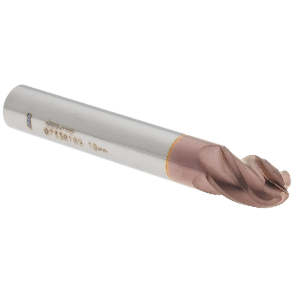 Accupro 07338189 Ball End Mill 0.3937" Dia, 0.5512" LOC, 4 Flute, Solid Carbide