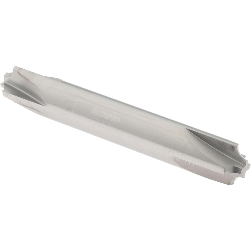 Accupro 07339146 Corner Rounding End Mill 0.09 mm Radius, 3/8" Dia, 4 Flutes, Solid Carbide