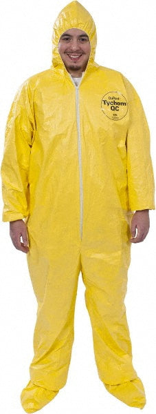 Dupont QC122SYL2X001200 Disposable Coveralls Size 2X-Large, 2.50 oz, Tychem 2000, Zipper Closure