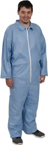 Dupont TM120SBU3X002500 Disposable Coveralls Flame & Retardant Protection, Size 3X-Large, 2.4000 oz, ProShield 6 SFR, Stormflaps Closure