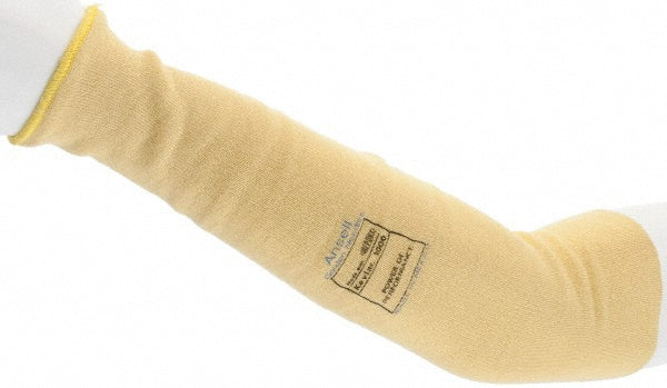 Ansell 222145 Cut & Puncture-Resistant Sleeve Size X-Large, Kevlar, Yellow, ANSI Cut A3