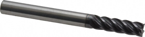 ProMax 112-01614 Square End Mill 1/4'' Dia, 3/4'' LOC, 1/4'' Shank Dia, 2-1/2'' OAL, 5 Flutes, Solid Carbide