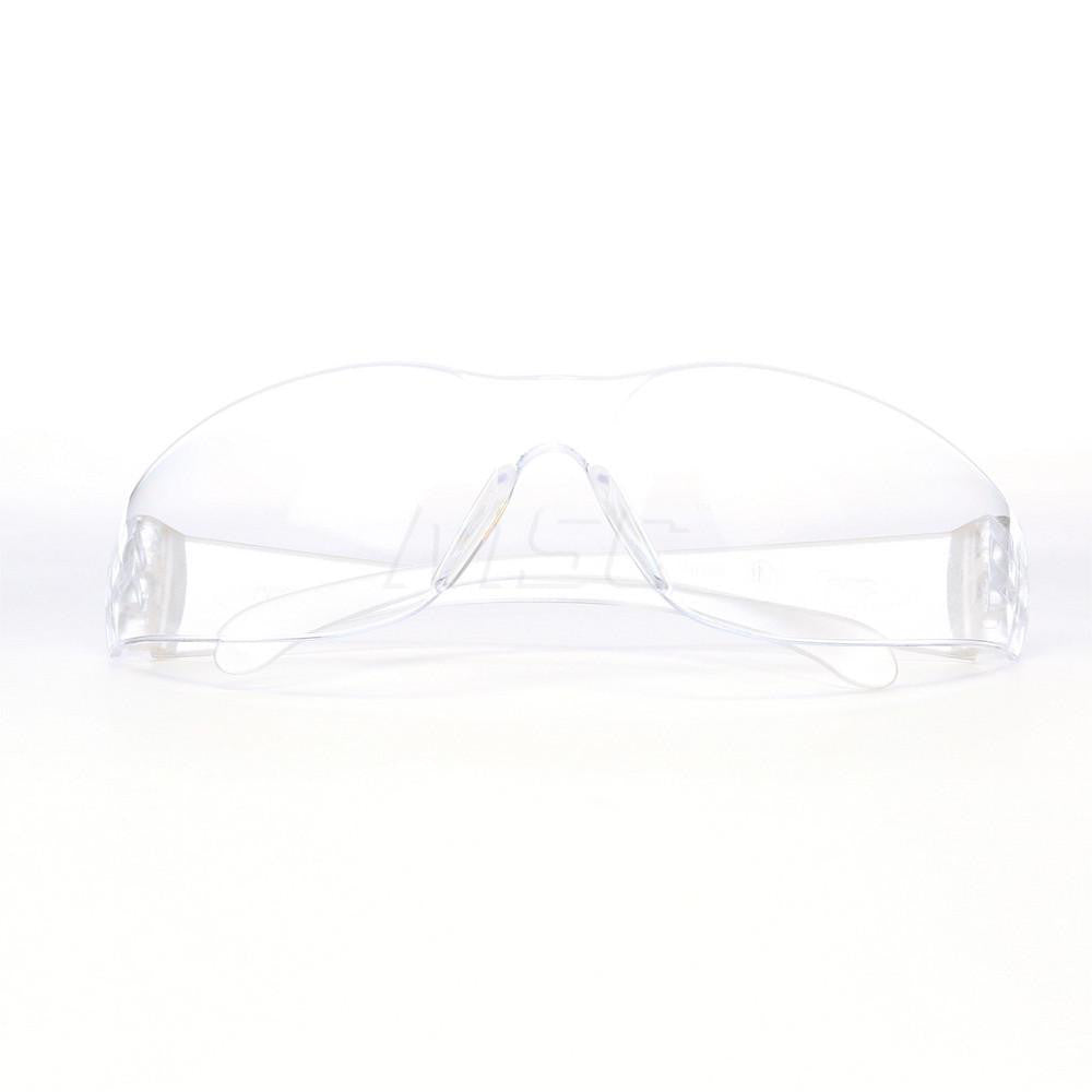 3M 7100110886 Safety Glass Scratch-Resistant, Polycarbonate, Clear Lenses, Frameless, UV Protection