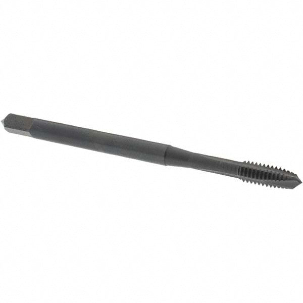 OSG 2517801 Spiral Point Tap #8-32 UNC, 3 Flutes, Plug Chamfer, 2B Class of Fit, HSS-E Vanadium, Steam Oxide Coated