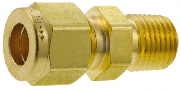 Parker 4MSC8N-B Compression Tube Connector 1/2" Thread, Compression x MNPT