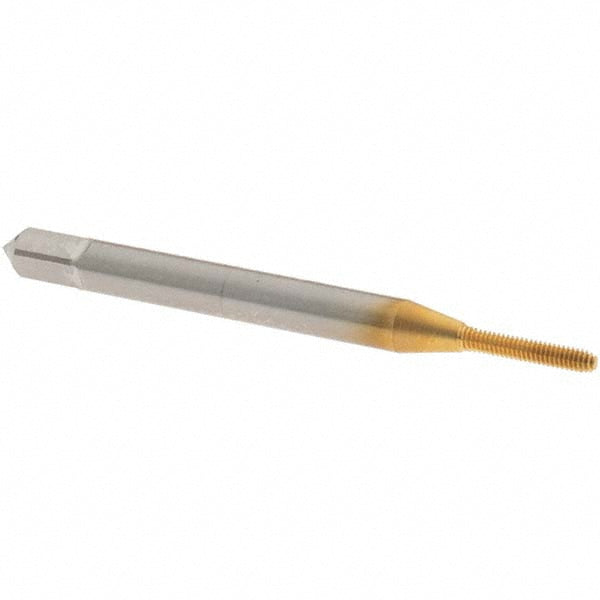 OSG 1400100205 Thread Forming Tap #0-80 UNF, 3B Class of Fit, Modified Bottoming Chamfer, Cobalt, TiN Finish