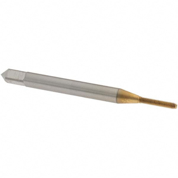 OSG 1400100305 Thread Forming Tap #0-80 UNF, 2B Class of Fit, Modified Bottoming Chamfer, Cobalt, TiN Finish