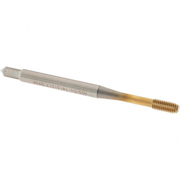 OSG 1410101705 Thread Forming Tap M3x0.5 Metric Coarse, 6H Class of Fit, Modified Bottoming Chamfer, Cobalt, TiN Finish