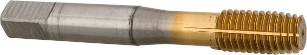OSG 1410105305 Thread Forming Tap M10x1.5 Metric Coarse, 6H Class of Fit, Plug Chamfer, Cobalt, TiN Finish