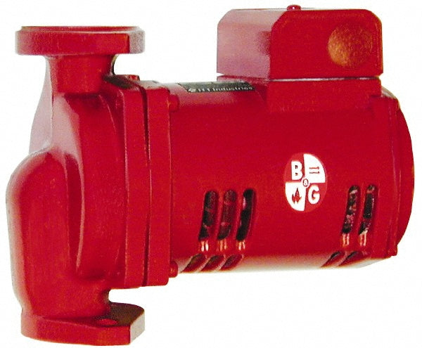 Bell & Gossett 1BL003LF 1/6 hp, 8-5/8" Long, 1 Phase, Bronze Housing, Noryl Impeller, Inline Circulator Pump
