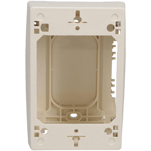 Wiremold PSB1V Electrical Device Box Polyvinylchloride, Rectangle, 4-3/4" OAH, 3" OAW, 1-3/4" OAD, 1 Gang