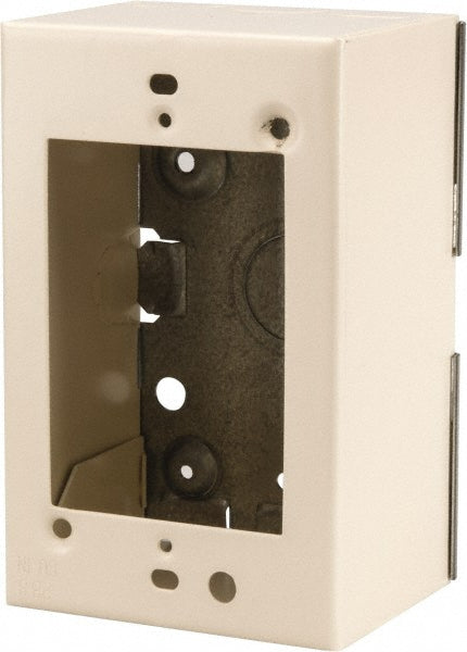Wiremold V5744S Electrical Device Box Steel, Rectangle, 4-5/8" OAH, 2-7/8" OAW, 2-1/4" OAD, 1 Gang