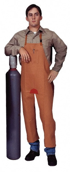 Stanco Safety Products W48SL Disposable Split Leg Apron Flame-Resistant Protection, Brown