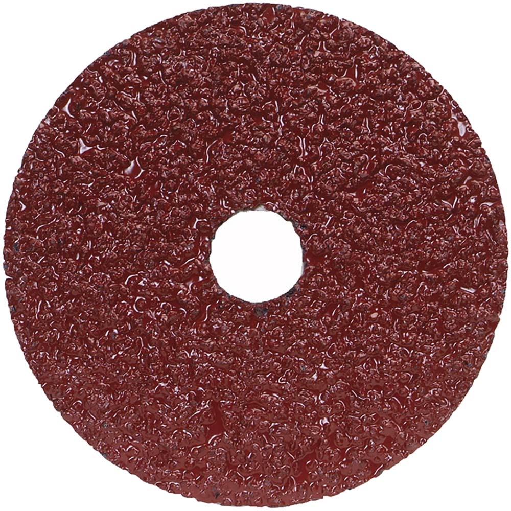 Norton 66623357276 Fiber Disc 5" Disc Dia, 7/8" Hole, 24 Grit, Aluminum Oxide