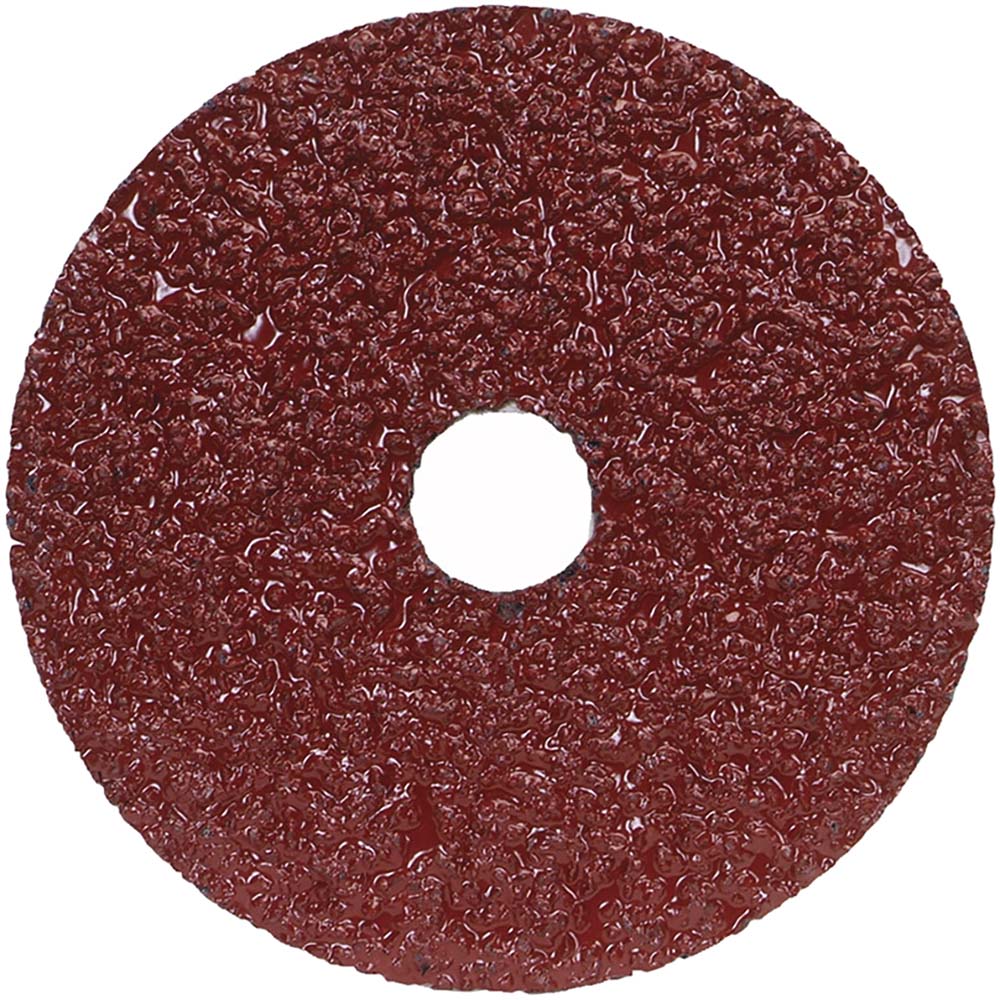 Norton 66623357280 Fiber Disc 5" Disc Dia, 7/8" Hole, 80 Grit, Aluminum Oxide