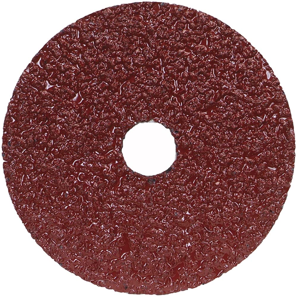 Norton 66623357283 Fiber Disc 7" Disc Dia, 7/8" Hole, 24 Grit, Aluminum Oxide
