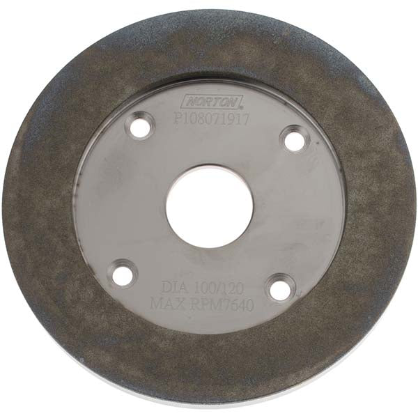 Norton 66260300203 Tool & Cutting Grinding Wheel 6" Dia, 100 Grit, Type 6
