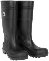 MCR Safety PBP12012 Work Shoe Size 12, 16" High, Polyvinylchloride, Plain Toe,