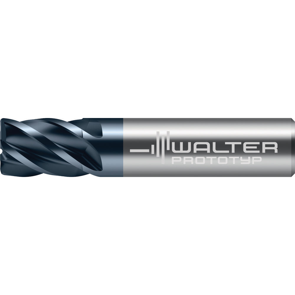 Walter-Prototyp 8417750 Corner Radius End Mill 3/4" Dia, 3-1/4" LOC, 0.1900" Radius, 5 Flute, Solid Carbide