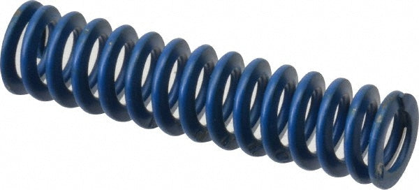 Associated Spring Raymond 103-106 Die Spring 3/8" Hole Dia, 3/16" Rod Dia, 1-1/2" Free Length, Blue
