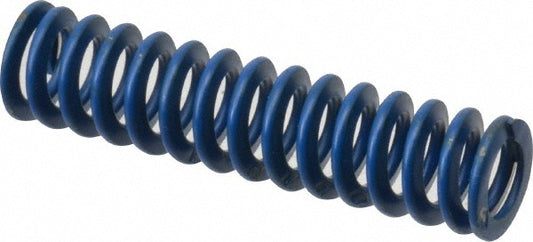 Associated Spring Raymond 103-106 Die Spring 3/8" Hole Dia, 3/16" Rod Dia, 1-1/2" Free Length, Blue