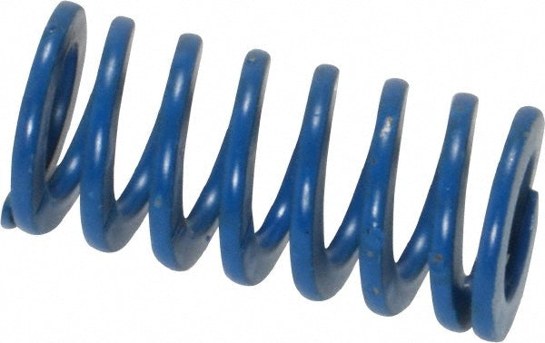 Associated Spring Raymond 103-204 Die Spring 1/2" Hole Dia, 9/32" Rod Dia, 1" Free Length, Blue