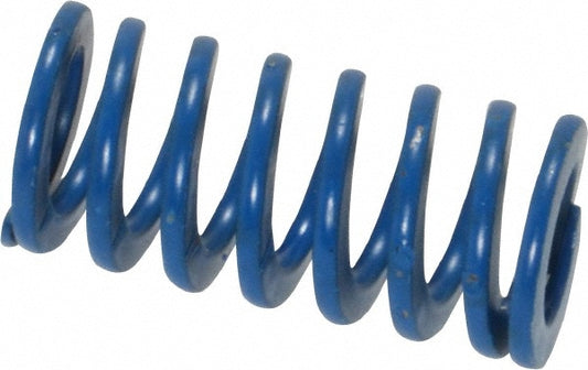 Associated Spring Raymond 103-204 Die Spring 1/2" Hole Dia, 9/32" Rod Dia, 1" Free Length, Blue