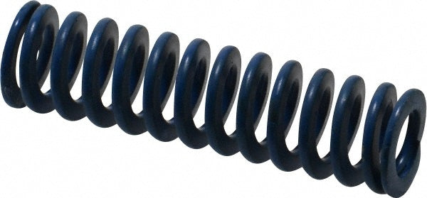 Associated Spring Raymond 103-207 Die Spring 1/2" Hole Dia, 9/32" Rod Dia, 1-3/4" Free Length, Blue