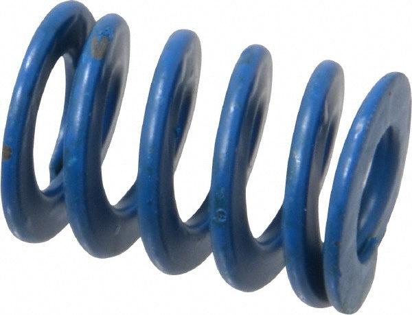 Associated Spring Raymond 103-404 Die Spring 3/4" Hole Dia, 3/8" Rod Dia, 1" Free Length, Blue
