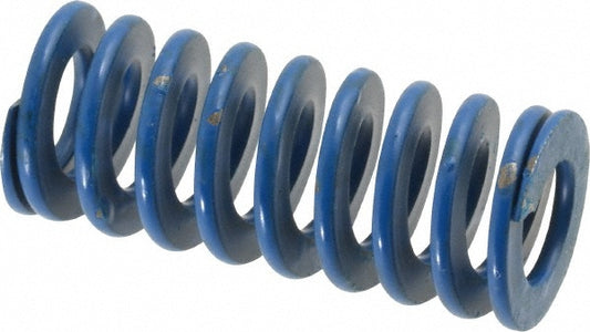 Associated Spring Raymond 103-407 Die Spring 3/4" Hole Dia, 3/8" Rod Dia, 1-3/4" Free Length, Blue