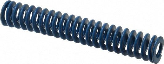 Associated Spring Raymond 103-418 Die Spring 3/4" Hole Dia, 3/8" Rod Dia, 4-1/2" Free Length, Blue
