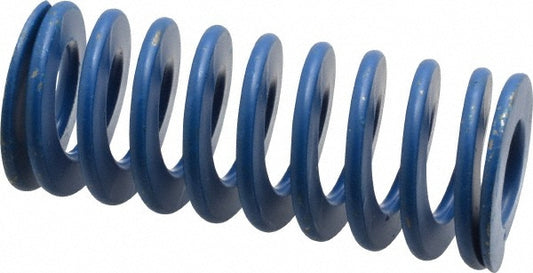 Associated Spring Raymond 103-612 Die Spring 1-1/4" Hole Dia, 5/8" Rod Dia, 3" Free Length, Blue
