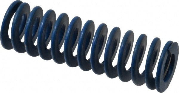 Associated Spring Raymond 103-616 Die Spring 1-1/4" Hole Dia, 5/8" Rod Dia, 4" Free Length, Blue