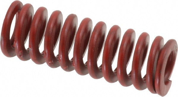 Associated Spring Raymond 104-104 Die Spring 3/8" Hole Dia, 3/16" Rod Dia, 1" Free Length, Red