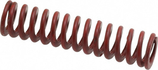 Associated Spring Raymond 104-106 Die Spring 3/8" Hole Dia, 3/16" Rod Dia, 1-1/2" Free Length, Red