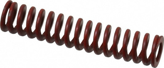 Associated Spring Raymond 104-107 Die Spring 3/8" Hole Dia, 3/16" Rod Dia, 1-3/4" Free Length, Red