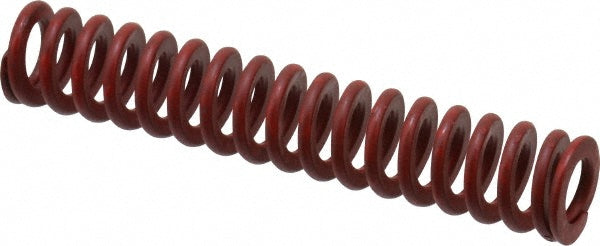 Associated Spring Raymond 104-108 Die Spring 3/8" Hole Dia, 3/16" Rod Dia, 2" Free Length, Red
