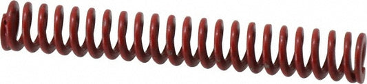 Associated Spring Raymond 104-110 Die Spring 3/8" Hole Dia, 3/16" Rod Dia, 2-1/2" Free Length, Red
