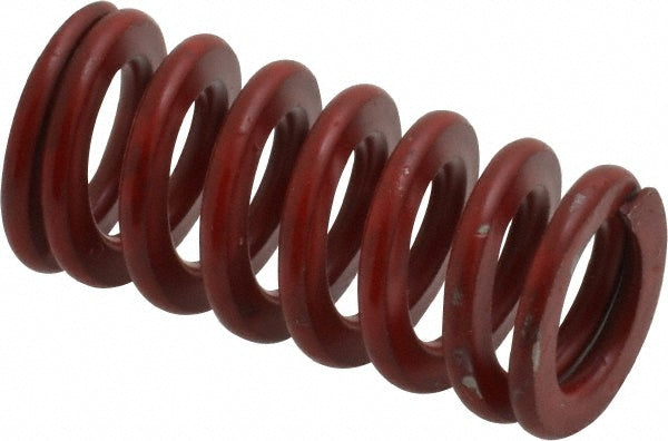 Associated Spring Raymond 104-204 Die Spring 1/2" Hole Dia, 9/32" Rod Dia, 1" Free Length, Red