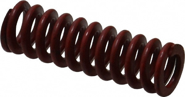 Associated Spring Raymond 104-206 Die Spring 1/2" Hole Dia, 9/32" Rod Dia, 1-1/2" Free Length, Red