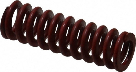Associated Spring Raymond 104-206 Die Spring 1/2" Hole Dia, 9/32" Rod Dia, 1-1/2" Free Length, Red
