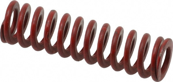 Associated Spring Raymond 104-207 Die Spring 1/2" Hole Dia, 9/32" Rod Dia, 1-3/4" Free Length, Red