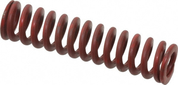 Associated Spring Raymond 104-208 Die Spring 1/2" Hole Dia, 9/32" Rod Dia, 2" Free Length, Red