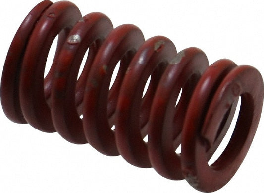 Associated Spring Raymond 104-304 Die Spring 5/8" Hole Dia, 11/32" Rod Dia, 1" Free Length, Red