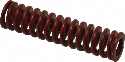 Associated Spring Raymond 104-310 Die Spring 5/8" Hole Dia, 11/32" Rod Dia, 2-1/2" Free Length, Red
