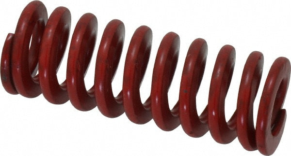 Associated Spring Raymond 104-408 Die Spring 3/4" Hole Dia, 3/8" Rod Dia, 2" Free Length, Red